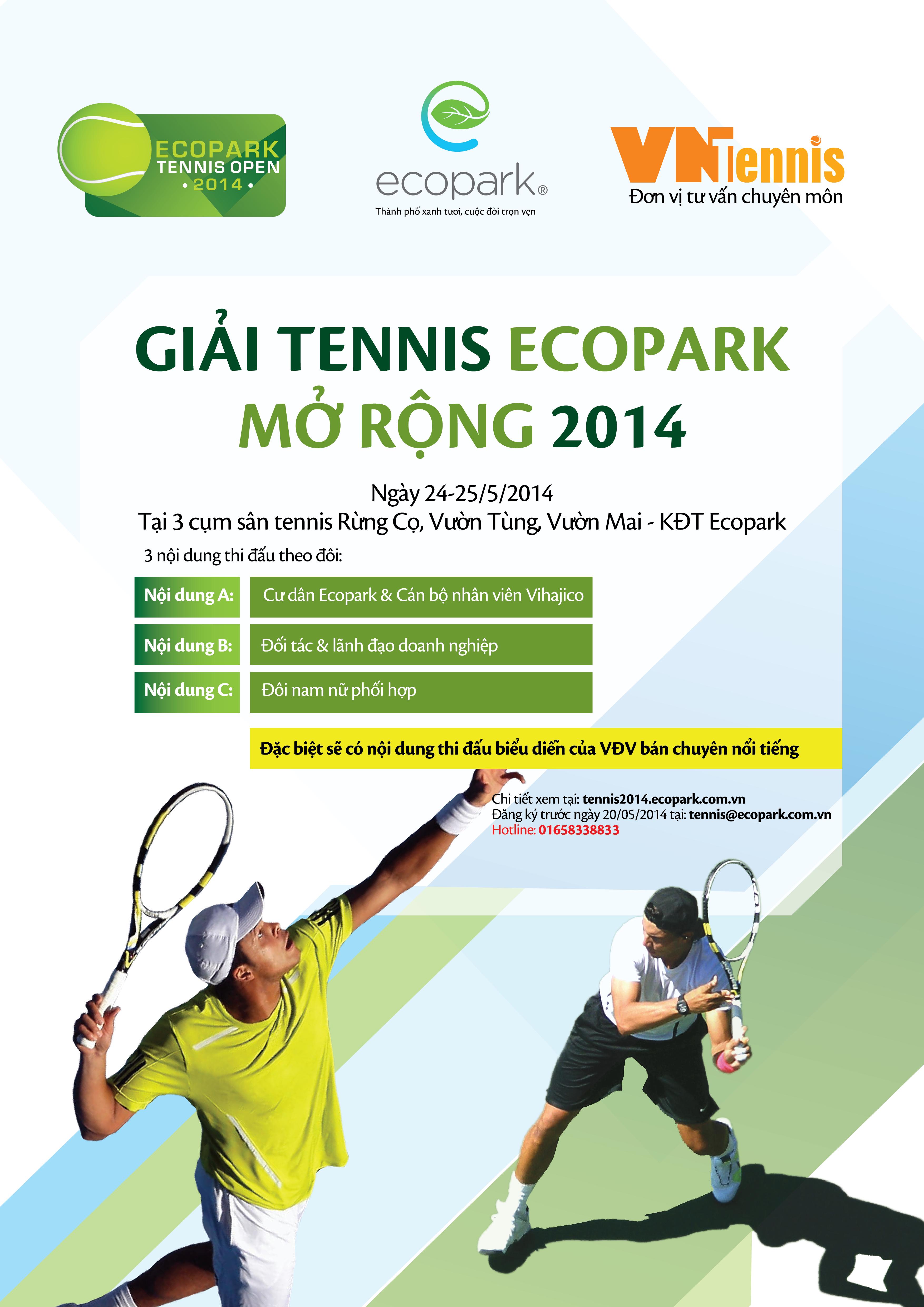 Ecopark tennis open - Poster